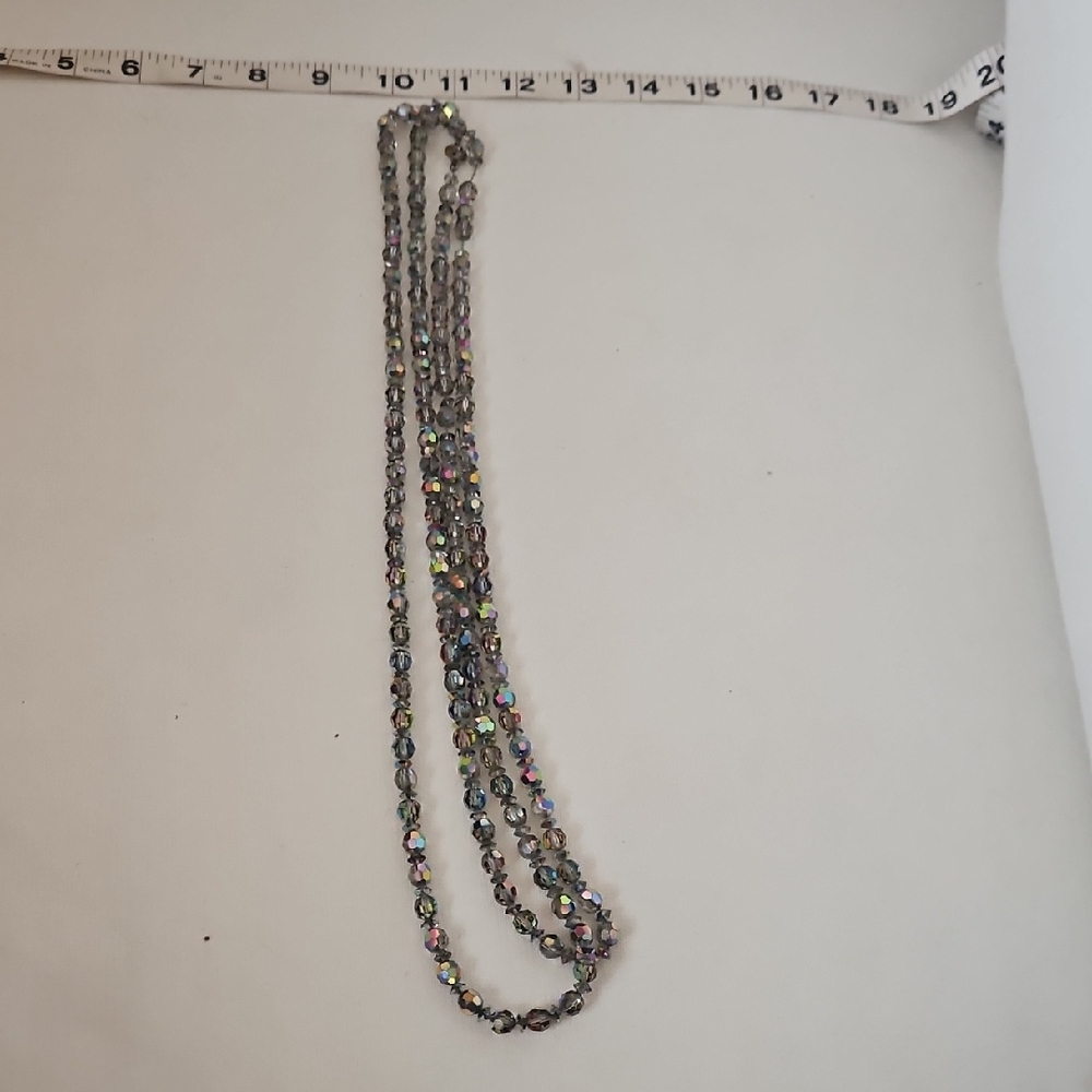Vintage aurora borealis necklace